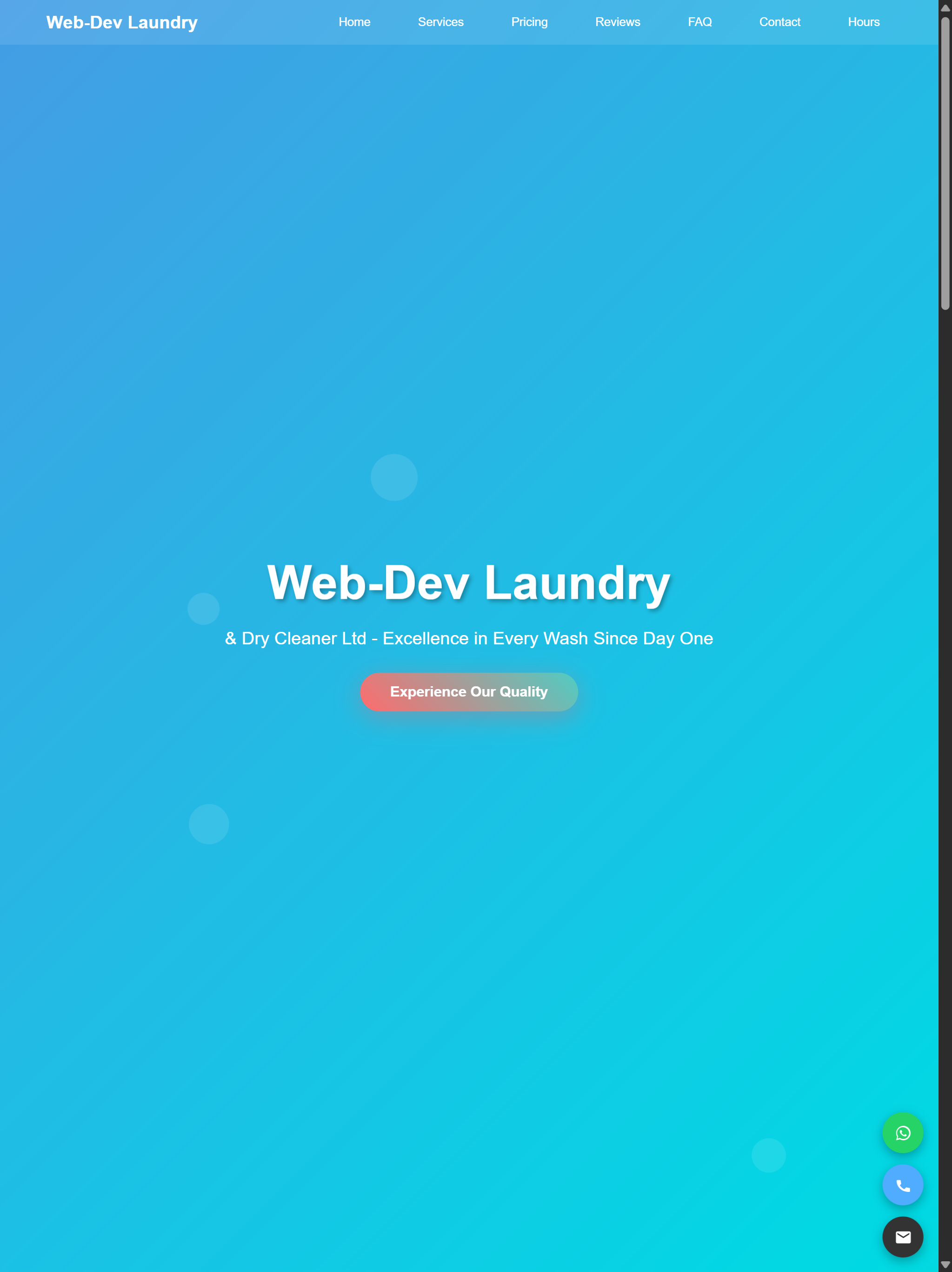 Laundry Website